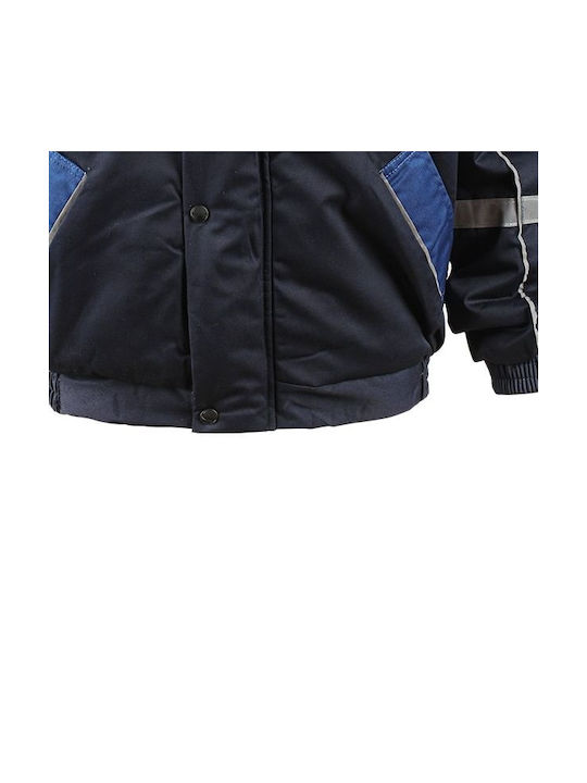 Stenso Work Coveralls Dungarees & Reflective Tapes Cotton Blue