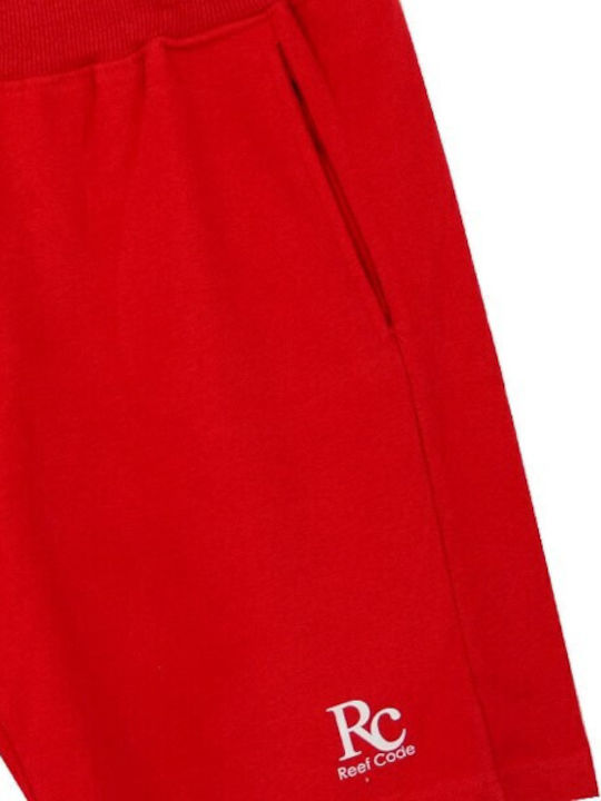 Bermuda shorts Cotton Red