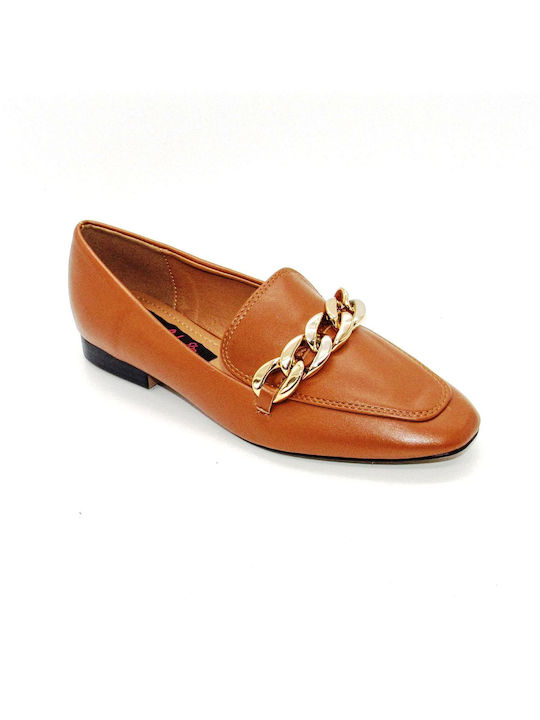 Damen Loafers Mokassins KTL LL1051 Camel