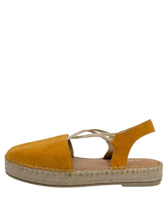 Ragazza R-A Women's Suede Espadrilles Yellow R-A