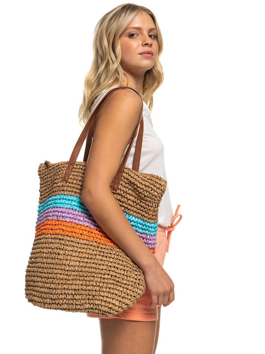 Roxy Straw Beach Bag Multicolour