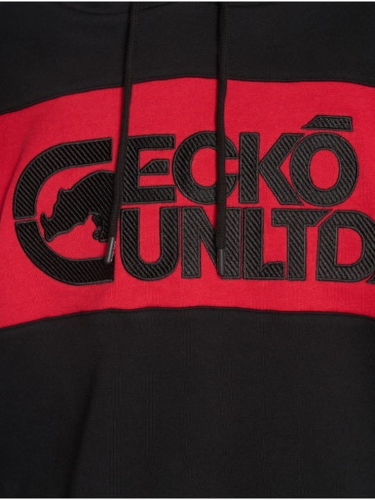 ECKO UNLTD. HOODIE 1035 MR. HAMILTON BACK ROT Ecko Unltd. blk/red schwarz rot ECKOHD1035BLKRED