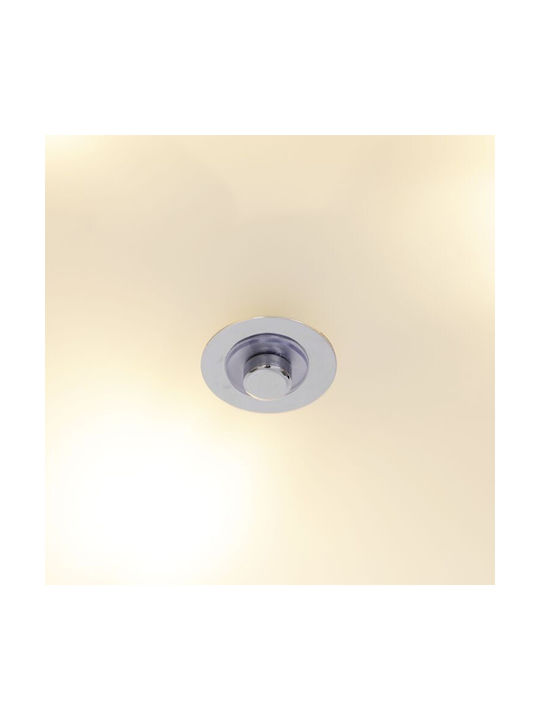 Qazqa Ceiling Mount Light White with Socket E27