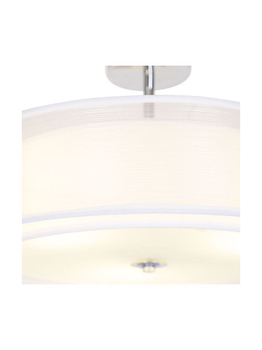 Qazqa Ceiling Mount Light White with Socket E27