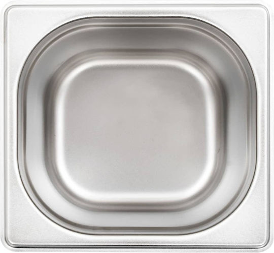 vidaXL Σκεύος Gastronorm Ανοξείδωτο GN1/6 με Βάθος 150mm 8τμχ