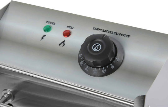 Dynamic Electric Fryer Double 6kW Capacity 2x7lt 57x44x31.5cm Marchef