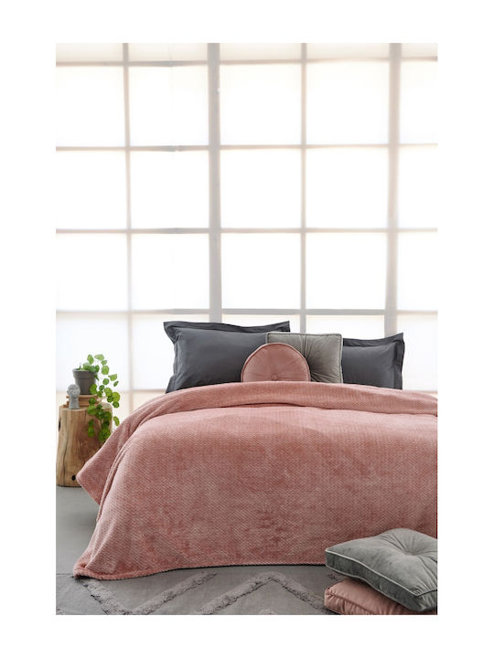 Palamaiki Chloee Decke Fleece Einzeln 160x220cm Rosa