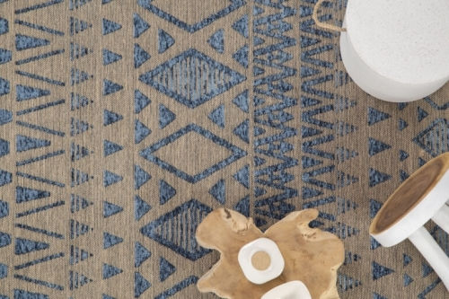 Royal Carpet Gloria 10 Χαλί Ορθογώνιο Καλοκαιρινό Βαμβακερό Blue 120x180cm