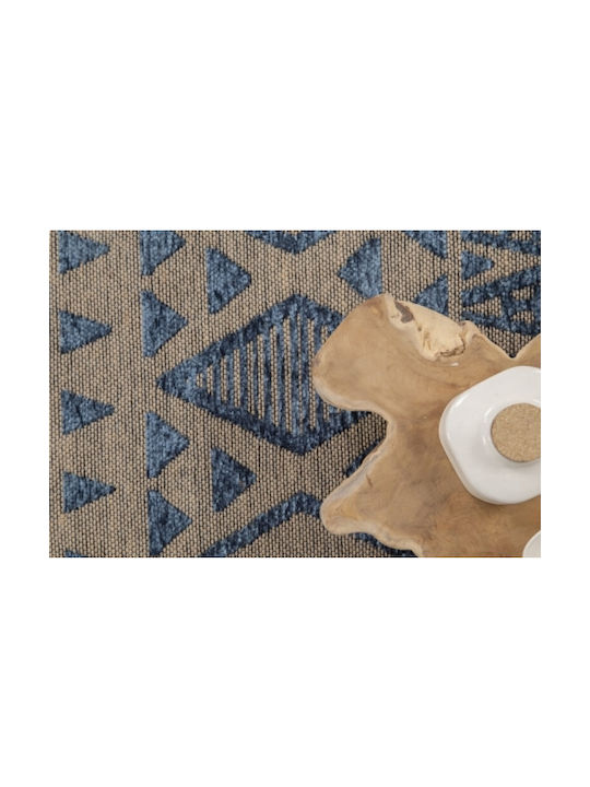 Royal Carpet Gloria 10 Χαλί Ορθογώνιο Καλοκαιρινό Βαμβακερό Blue 120x180cm