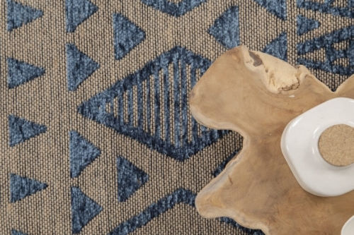 Royal Carpet Gloria 10 Χαλί Ορθογώνιο Καλοκαιρινό Βαμβακερό Blue 120x180cm
