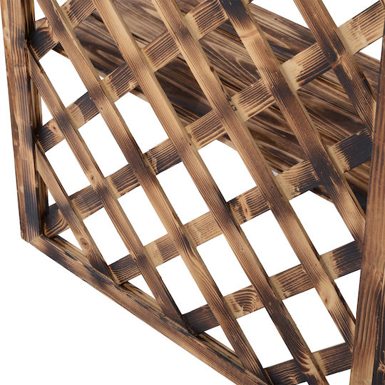 Outsunny Pot Rack Wooden Brown 80cmx40cmx150cmcm.
