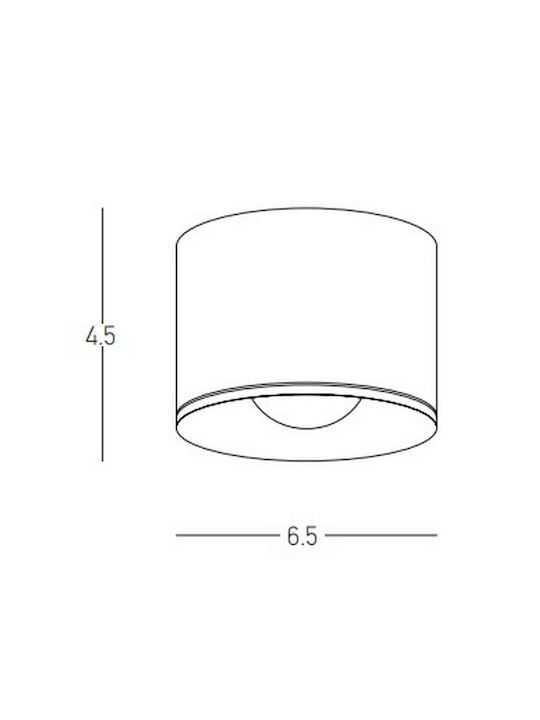Zambelis Lights Spot Deckenleuchte für den Außenbereich mit integriertem LED in Weiß Farbe S134 Zambelis Lights Spot Deckenleuchte für den Außenbereich mit integriertem LED in Weiß Farbe S134