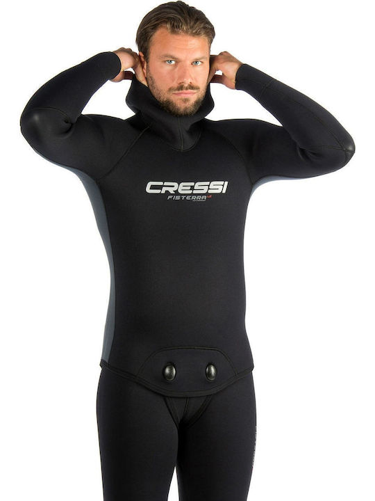 CressiSub Fisterra Divisible Wetsuit for Speargun Black and Gray 5mm