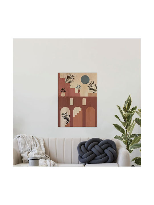 Ango Architecture Colours Πίνακας Ξύλινος 67x47cm
