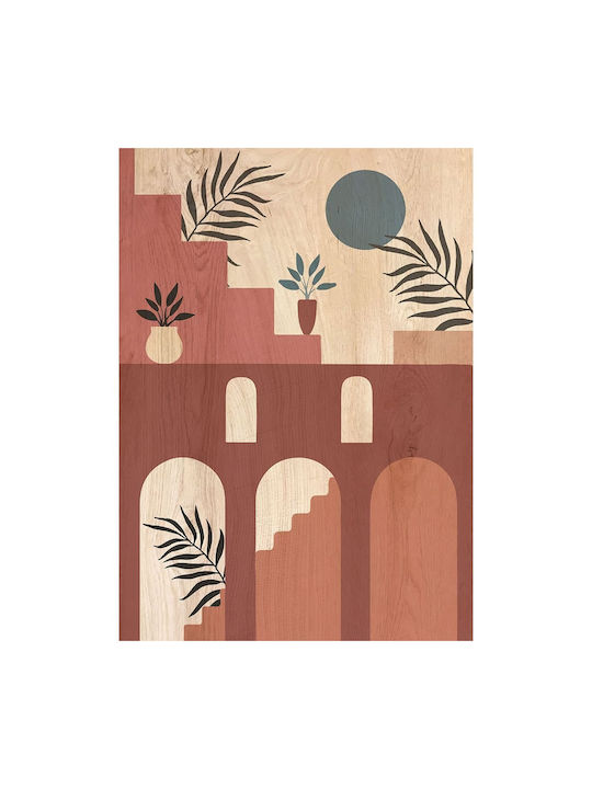 Ango Architecture Colours Πίνακας Ξύλινος 67x47cm