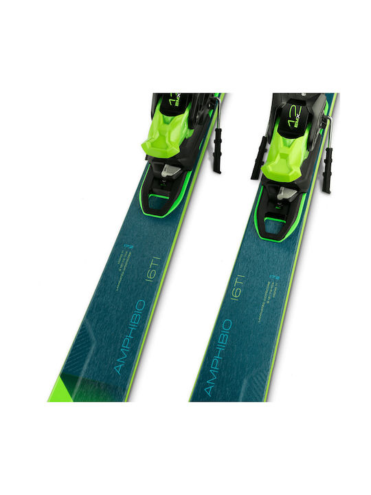 Elan Amphibio 16 Ski Schuhe in Grün Farbe mit Bindungen