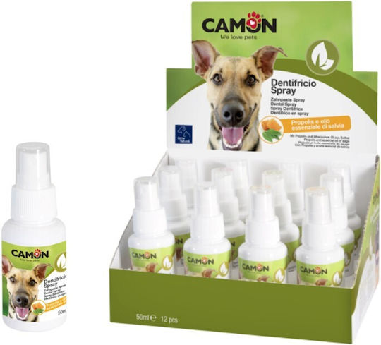 Camon Toothpaste Dog against Bad Breath Οδοντόκρεμα Spray Για Κατοικίδια 50ml 50ml