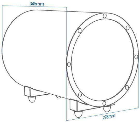 Gallo Acoustics TR-3D Самоусилващ Субуфер с Говорител 10" 300W Черен