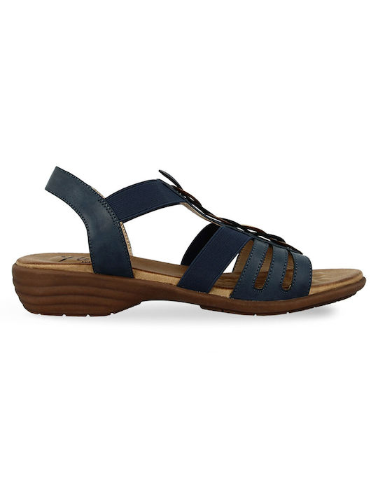 Parex Anatomic Synthetic Leather Women's Sandals Blue