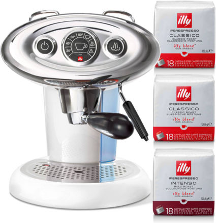 Illy Iperespresso Francis X7.1 Pod Coffee Machine Iperespresso Pressure 15bar White