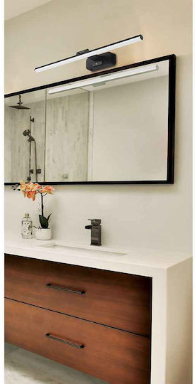 Viokef Norris Modern Lamp Wall with Integrated LED and Warm White Light Black 58.5x6cm
