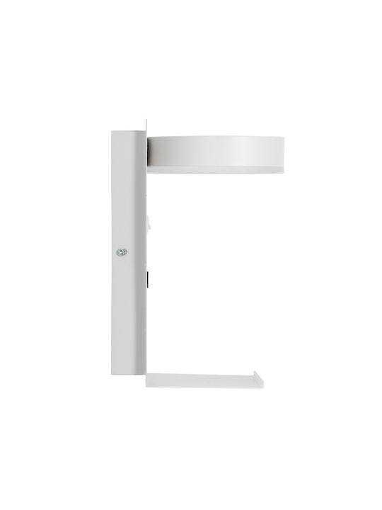 GloboStar Crown Modern Leuchte Wand mit Integrierter LED und Neutralweißes Licht 23x23cm