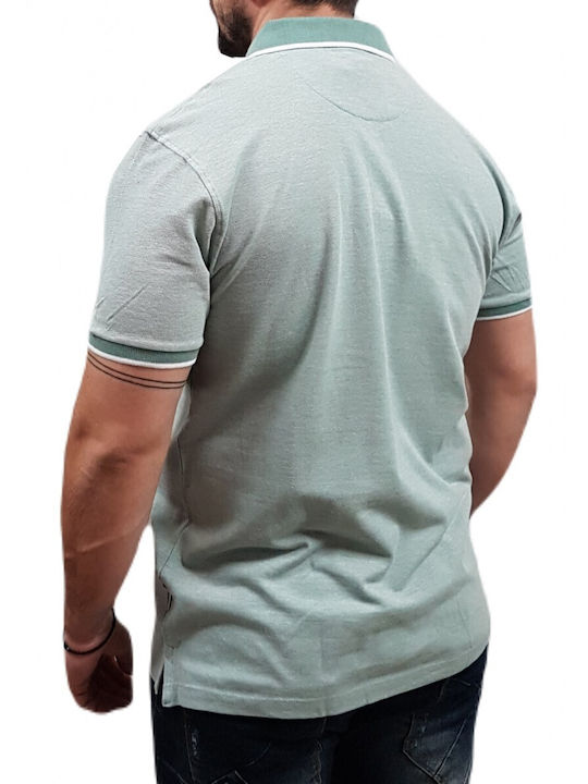 Rebase Herren Kurzarmshirt Polo Grün