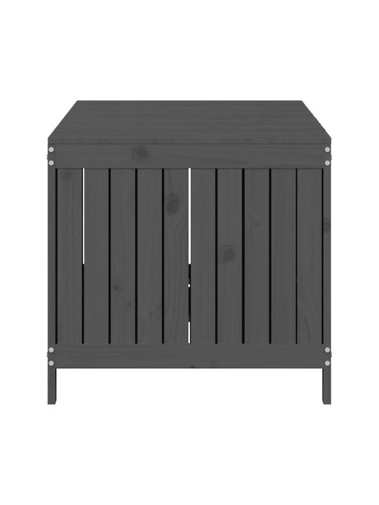 vidaXL Außenlagerbox Hölzernes Gray L147xB68xH64cm