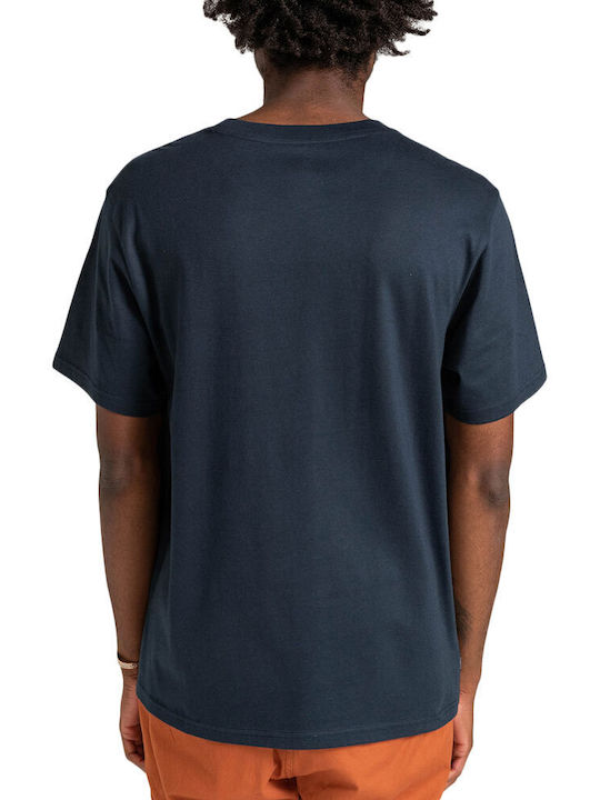 Element Ανδρικό T-shirt Navy Μπλε με Λογότυπο