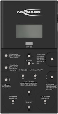 Ansmann 1900-0100 Ψηφιακό Battery Tester με Σταθερή Υποδοχή