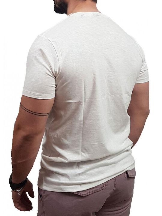 Rebase 231.RTS.032 Men's Short Sleeve T-shirt White RTS-032