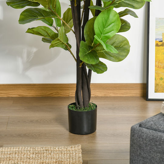 Artificial Outdoor Tree Green 130cm HomCom