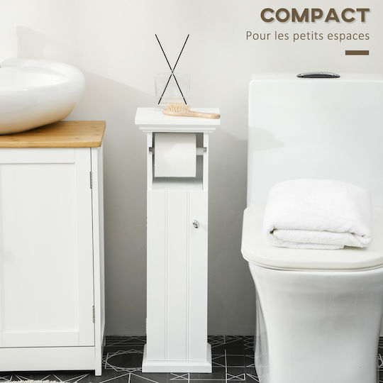 Kleankin Floor Paper Holder White