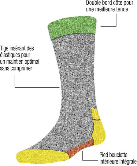 Estex 6106 Short Hunting Socks 3 Pairs in Black color