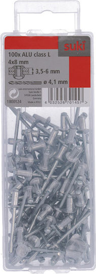 Suki Πριτσίνια Αλουμινίου M8x40mm