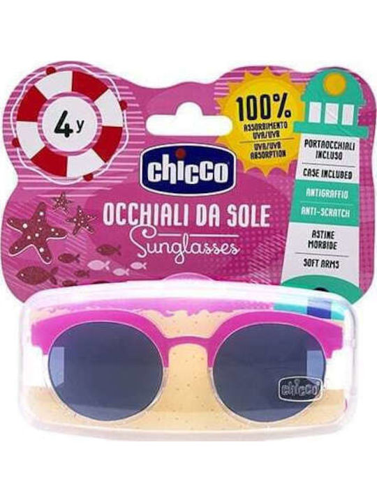 Chicco Άθραυστα Παιδικά Γυαλιά Ηλίου Ροζ για 4+ Ετών K50-11149-00