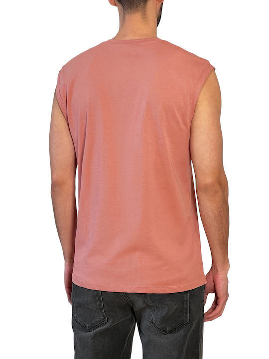 3Guys Men's Short Sleeve Blouse Orange