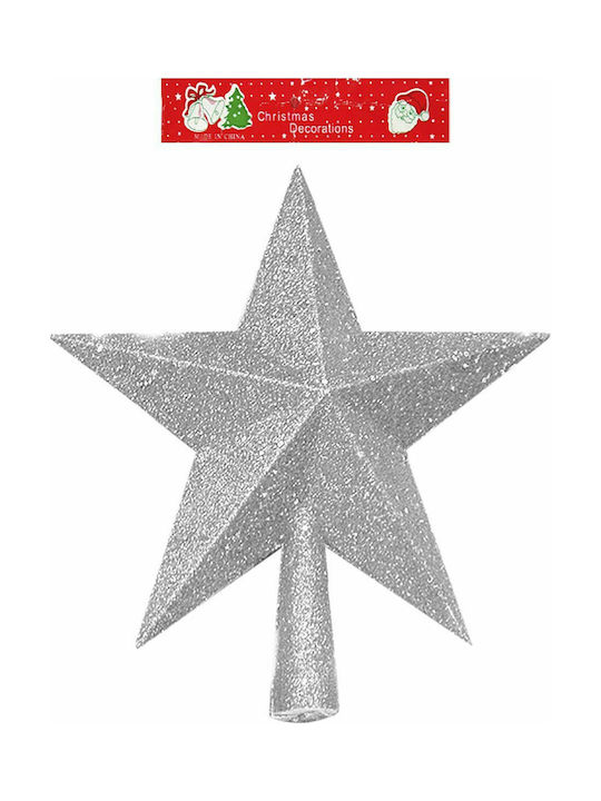 Top Star Silver with Glitter