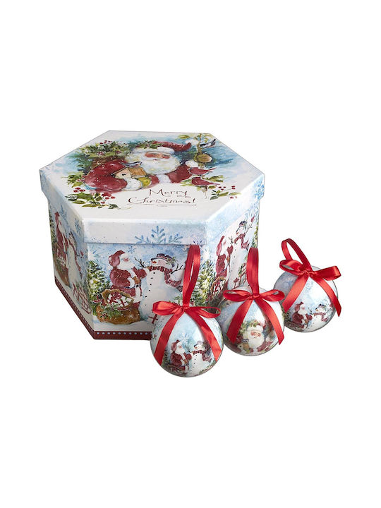 JK Home Decoration Weihnachtshänger Kugel Ornament 7.5cm Set 14Stück