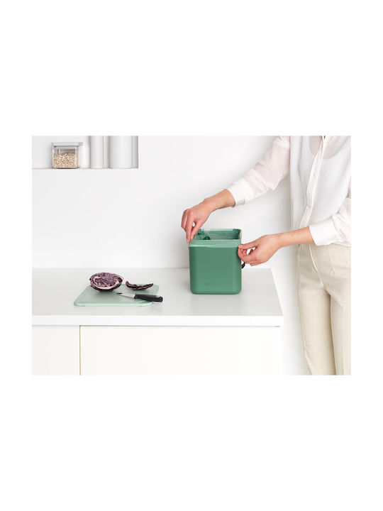 Brabantia Coș de Gunoi Plastic Verde 6lt 1buc
