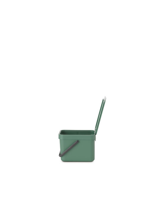 Brabantia Coș de Gunoi Plastic Verde 6lt 1buc