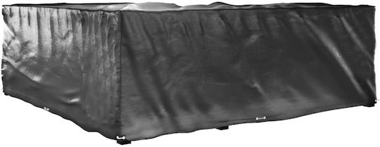 vidaXL Waterproof Couch Cover 285x285x90cm in Black Color
