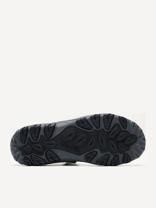 Leder Herrensandalen in Schwarz Farbe