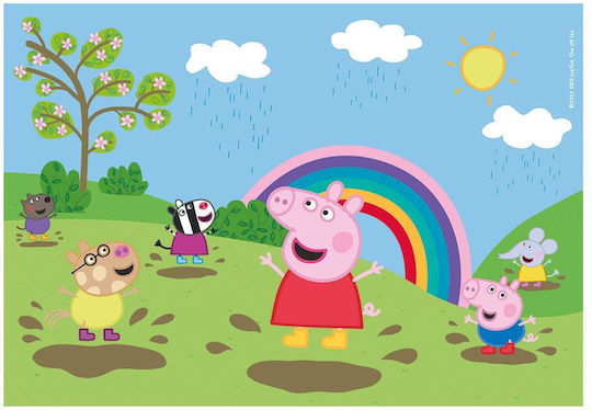 Kids Puzzle Supercolor - Peppa Pig for 5++ Years 120pcs Clementoni