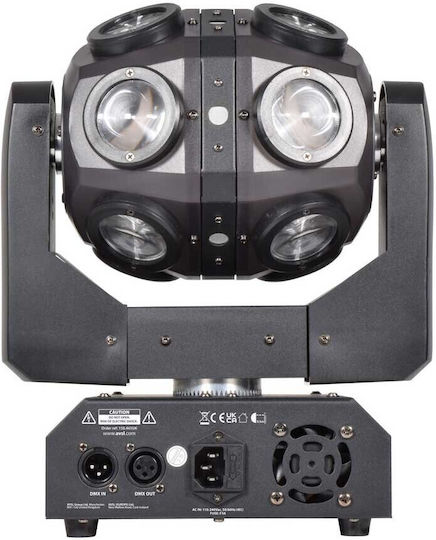 QTX Sound Bewegtes Licht LED DMX mit Roboter-Kopf Orbital RGBW