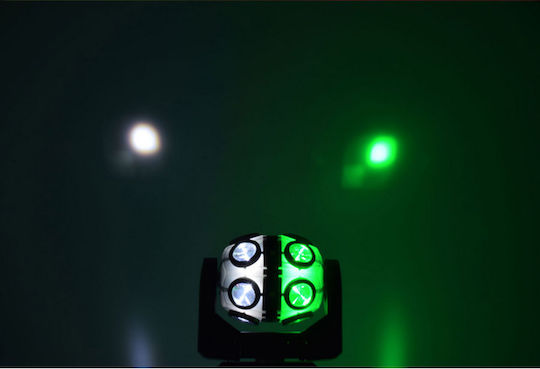 QTX Sound Bewegtes Licht LED DMX mit Roboter-Kopf Orbital RGBW