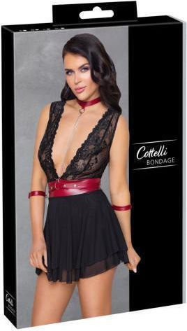 Cottelli Collection Bondage Sexy Babydoll με Δαντέλα Babydoll Μαύρο