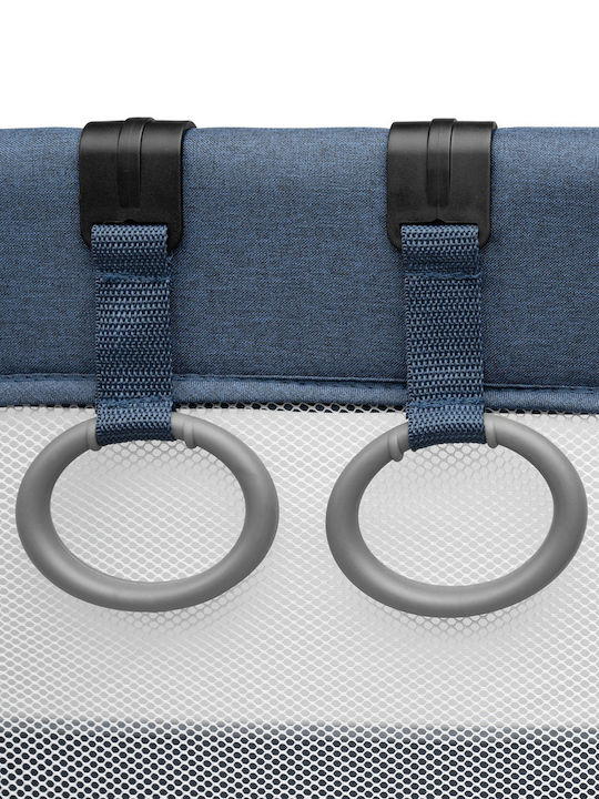Caretero Quadra Park with Mattress Blue 82x82cm