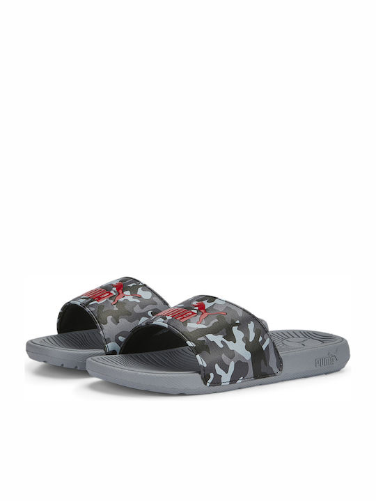 Puma Kids' Slides Gray Cool Cat 2.0