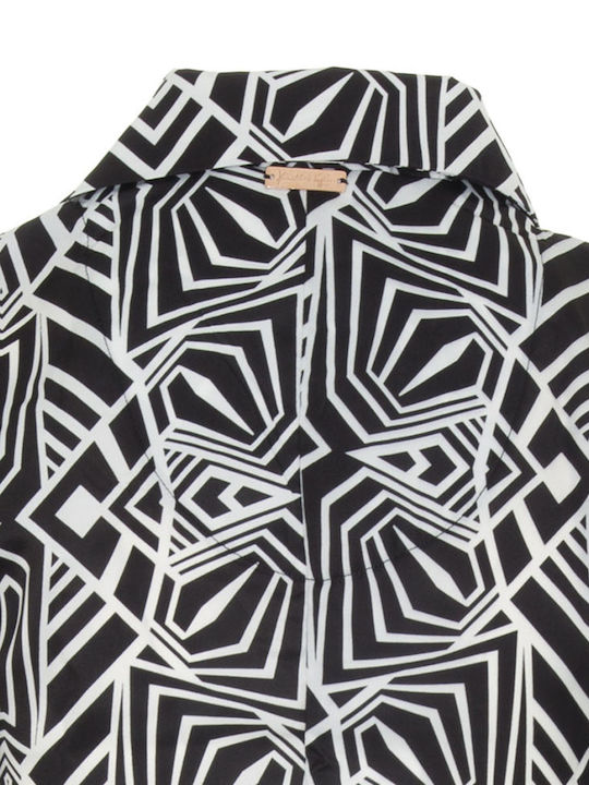 KKW.3S1.041.002 Women's Short Sleeve Shirt Black